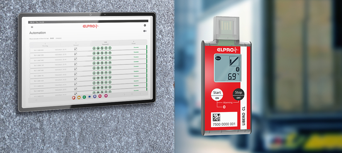 Sustainable LIBERO Cx BLE Multi-Use PDF Data Loggers 🌡️ ELPRO